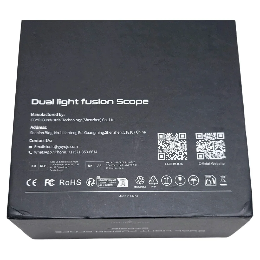GOYOJO GTD215 Dual Light Fusion Scope Thermal Visible Night Vision 1000m Range